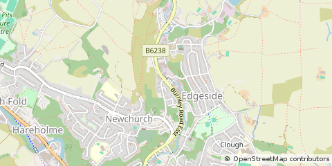 Map of Rossendale
