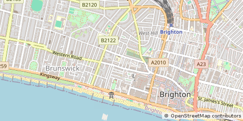 Map of Brighton