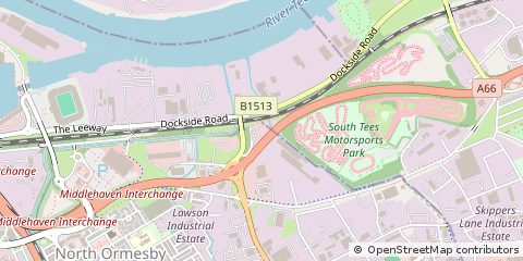 Map of Middlesbrough