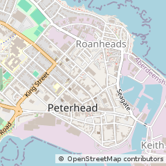 Map of Peterhead, Aberdeenshire