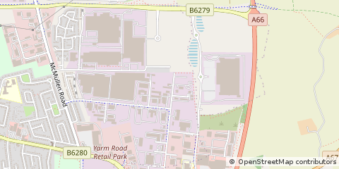 Map of Darlington