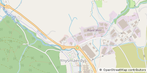 Map of Pontyclun, MID Glamorgan