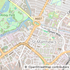 Map of Leicester