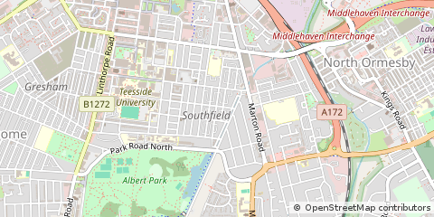 Map of Middlesbrough