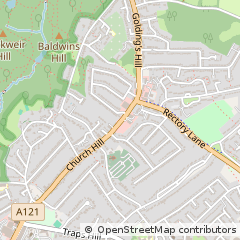 Map of Loughton, Essex