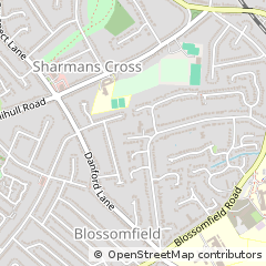 Map of Solihull