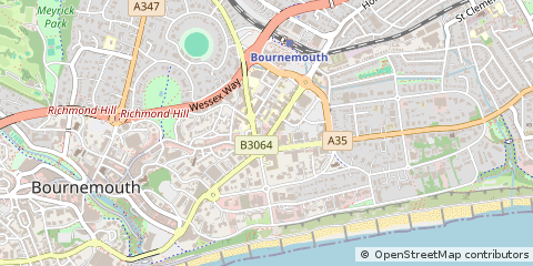 Map of Bournemouth