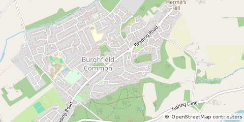 Map of Reading, Berkshire