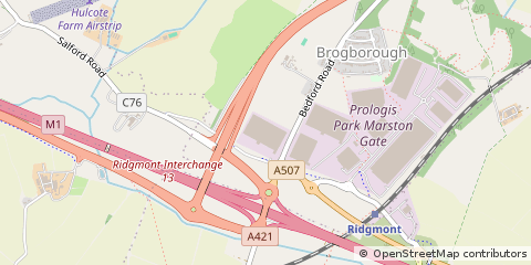 Map of Bedford