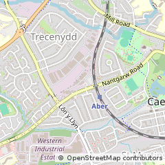 Map of Caerphilly