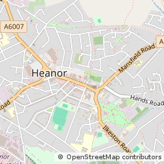 Map of Heanor, Derbyshire