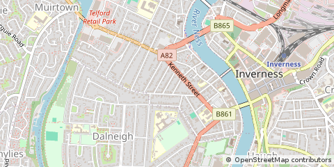 Map of Inverness