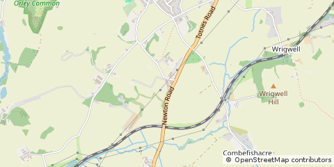 Map of Newton Abbot, Devon
