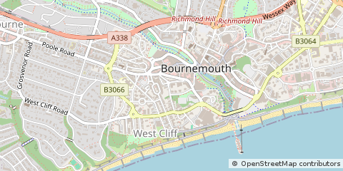 Map of Bournemouth
