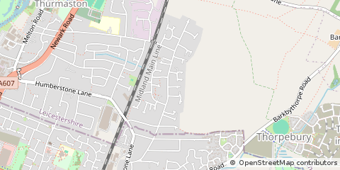 Map of Leicester