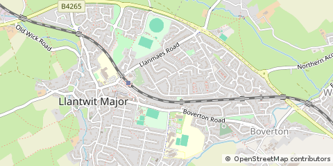 Map of Llantwit Major