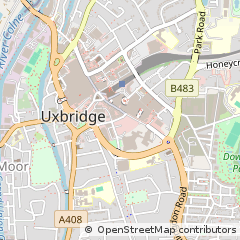 Map of Uxbridge