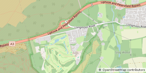 Map of Liphook, Hampshire
