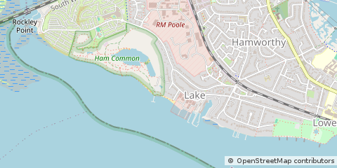 Map of Poole, Dorset