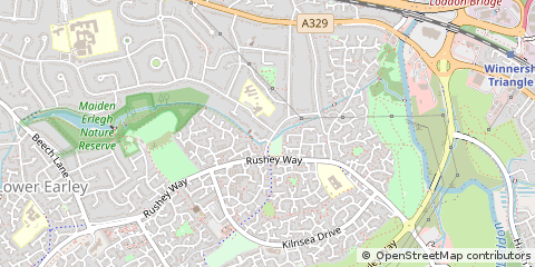 Map of Reading