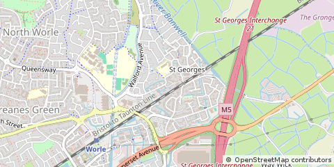 Map of Weston-Super-Mare