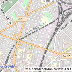 Map of Croydon, London