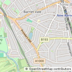 Map of Barnet