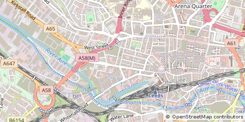 Map of Leeds