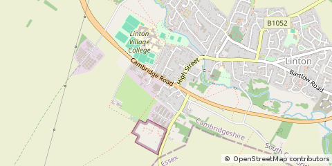 Map of Cambridge, Suffolk