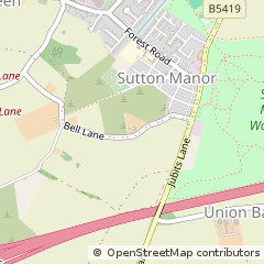 Map of ST. Helens, Merseyside