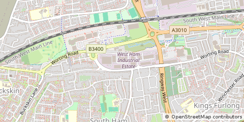 Map of Basingstoke