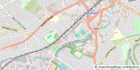 Map of Mansfield