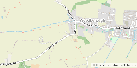 Map of Nottingham, Nottinghamshire
