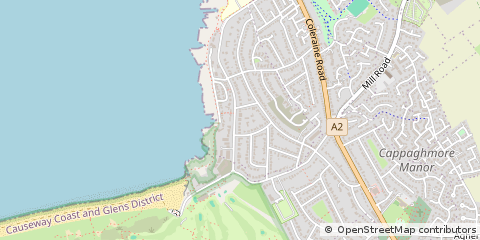 Map of Portstewart, CO. Londonderry