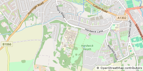 Map of Bury ST Edmunds, Suffolk