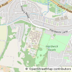 Map of Bury ST Edmunds, Suffolk
