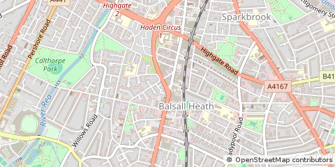 Map of Birmingham