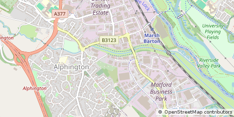 Map of Exeter