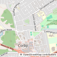 Map of Corby