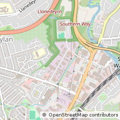 Map of Cardiff