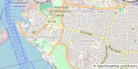 Map of Southsea, Hampshire