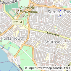 Map of Southsea, Hampshire