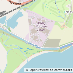 Map of Lydney, Gloucestershire