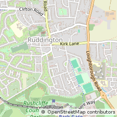 Map of Nottingham, Notts