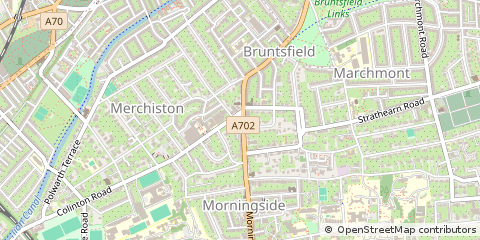 Map of Edinburgh, Midlothian