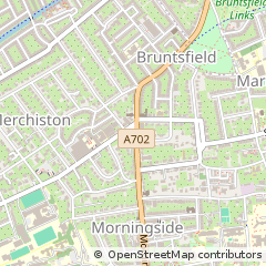 Map of Edinburgh, Midlothian