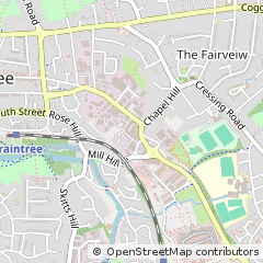 Map of Braintree, Essex