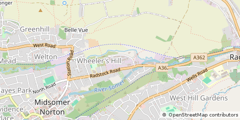 Map of Bath, Avon