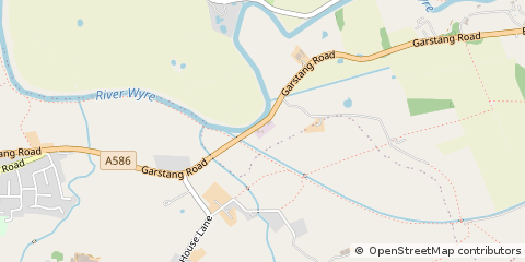 Map of Preston, Lancashire