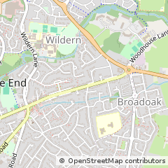 Map of Southampton, Hampshire